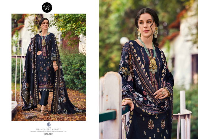 Chevron By Belliza Cotton Printed Dress Material Exporters In India